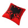 Albanian Flag Pillow Cover Red Cushion Cover Custom Pillow Case Funny Pillowcases For Sofa Home Decorative