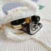 Cute Cartoon Plush White Goose Mini Shoulder Bag With Zipper Closure For Girls