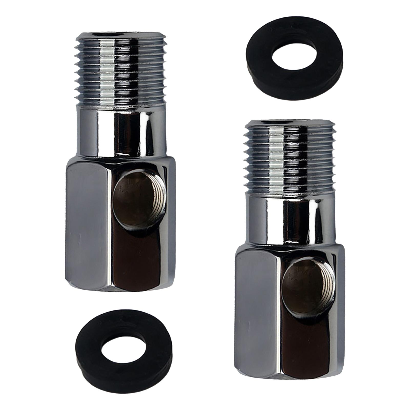 

2Pcs Water Inlet 3 Way Ball Valve Fittings 1/2inch to 1/4inch 3-Way Adapter Connector for Home Purification Systems
