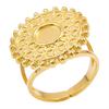 Neuer Offener Verstellbarer Ring Blatt Schlange Herz Echt Vergoldeter Edelstahl Ringe Für Frauen Männer Zubehör Mehrschichtiger Schmuck