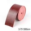 DIY Vintage Microfiber Cattlehide Leather Strip Handmade Craft Clothing Bag 2M Glossy Leather Straps Supplies Making Accessories