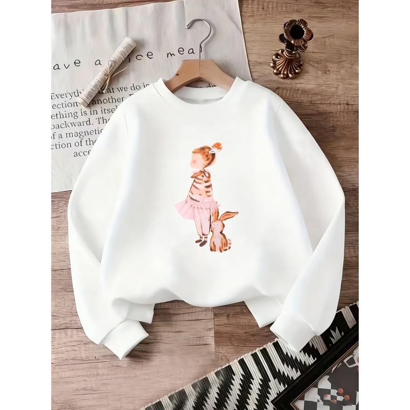 Kids Sweatshirt ,Cute and Fun Printed Pattern, Thin and Versatile Comfortable Round Neck Hoodie, Casual Daily Sweatshirt 110