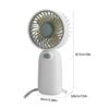 Rechargeable Pocket Fan Lightweight Portable Cooling Device For Office Camping Commuting With Silents Operations