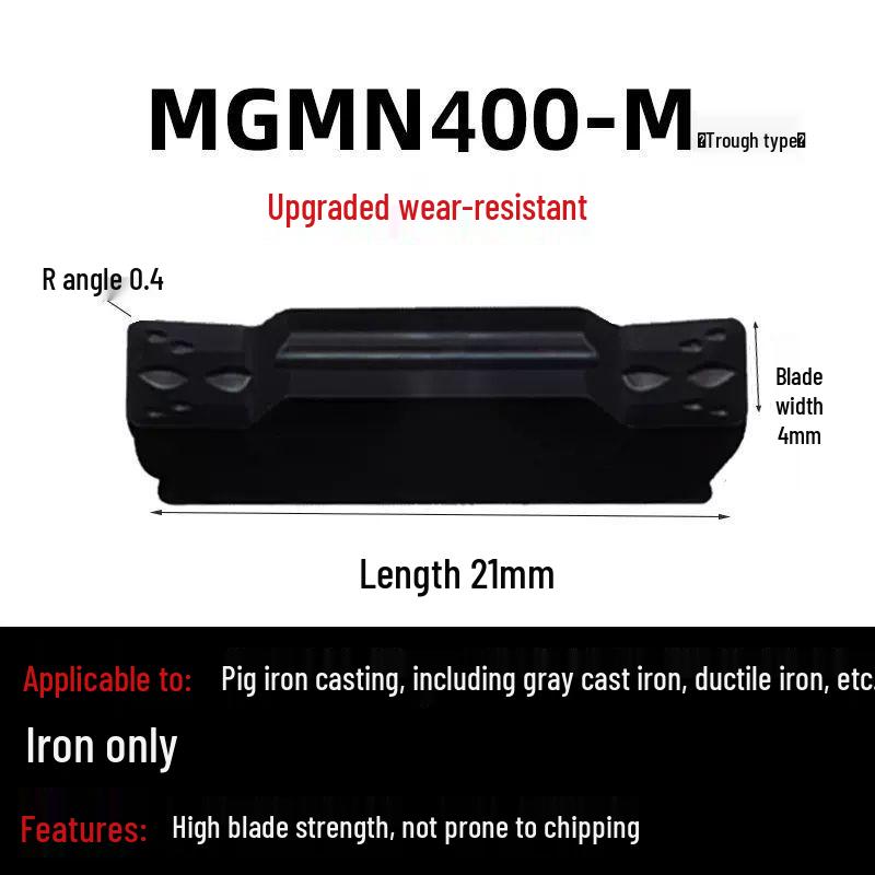 CNC Lathe Grooving Inserts MGMN300-M End Face Cutting Tools