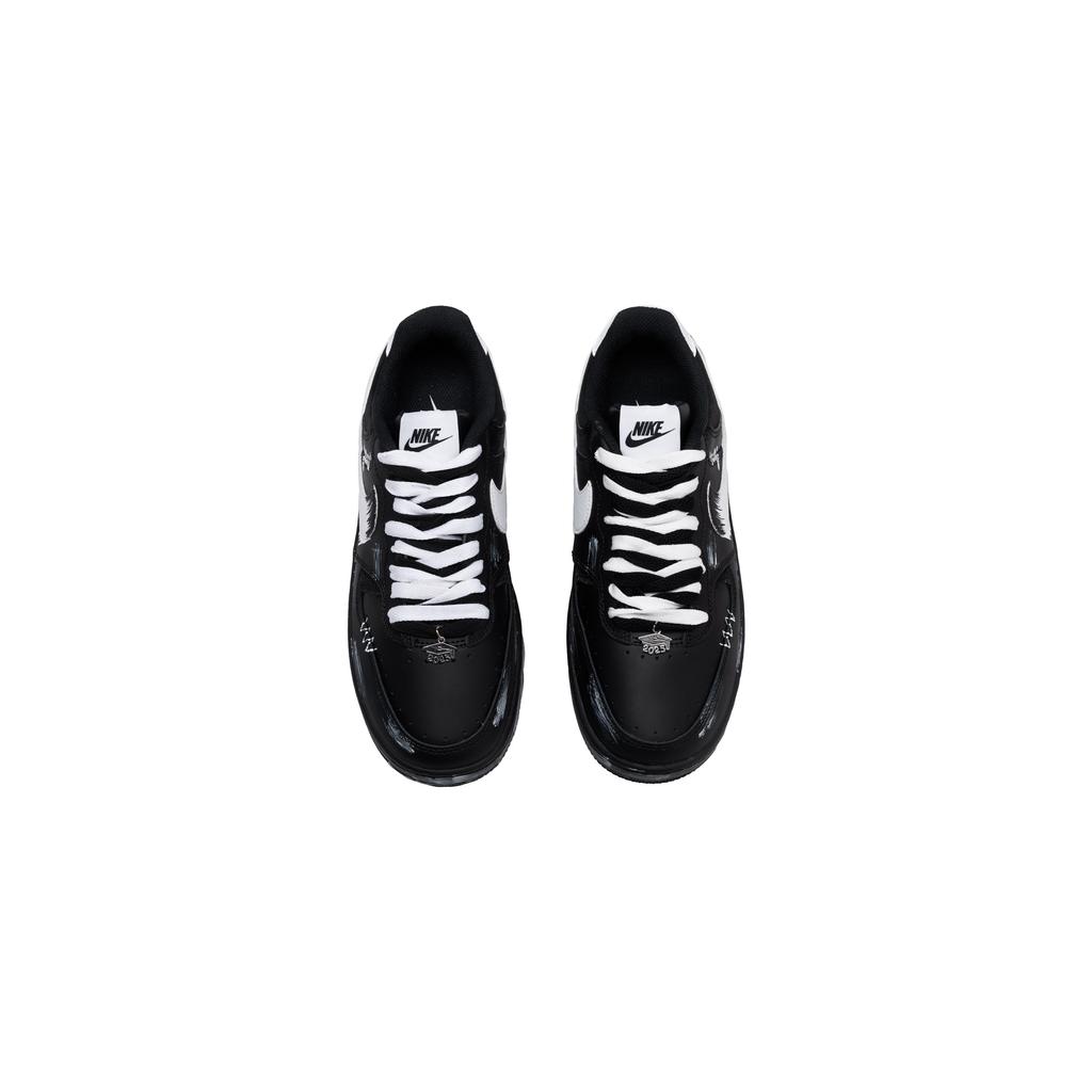 Nike Scarpe da Skateboard Gamma Force 20 FireStrike Basse Unisex Nero Bianco FQ6476-010(Team329-FireStrike)