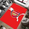 Alfombra con logo del equipo Arsena para Sala de Estar, Dormitorio, Hogar, Decoración de Sofá, Alfombrilla Antideslizante para Jugar Niños