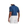 Under Armour Playoff 2.0 Heather Golf Loose Fit Short Sleeve Polo Shirt Men Tops Blue 1367864-409