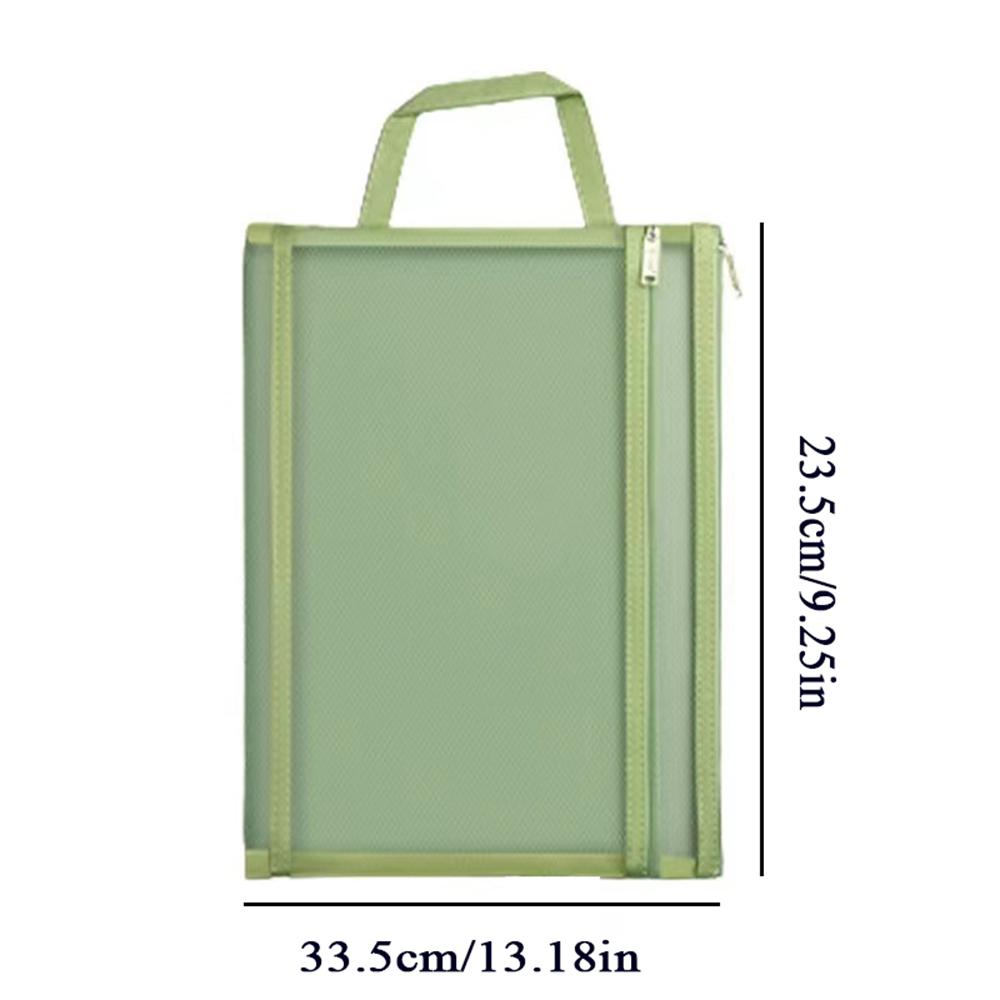 A4 Síťovaná taštička na zip Taška na dokumenty Vodotěsné složky na zip Školní kancelářské potřeby Pouzdro na tužky Kosmetické taštičky na hračky