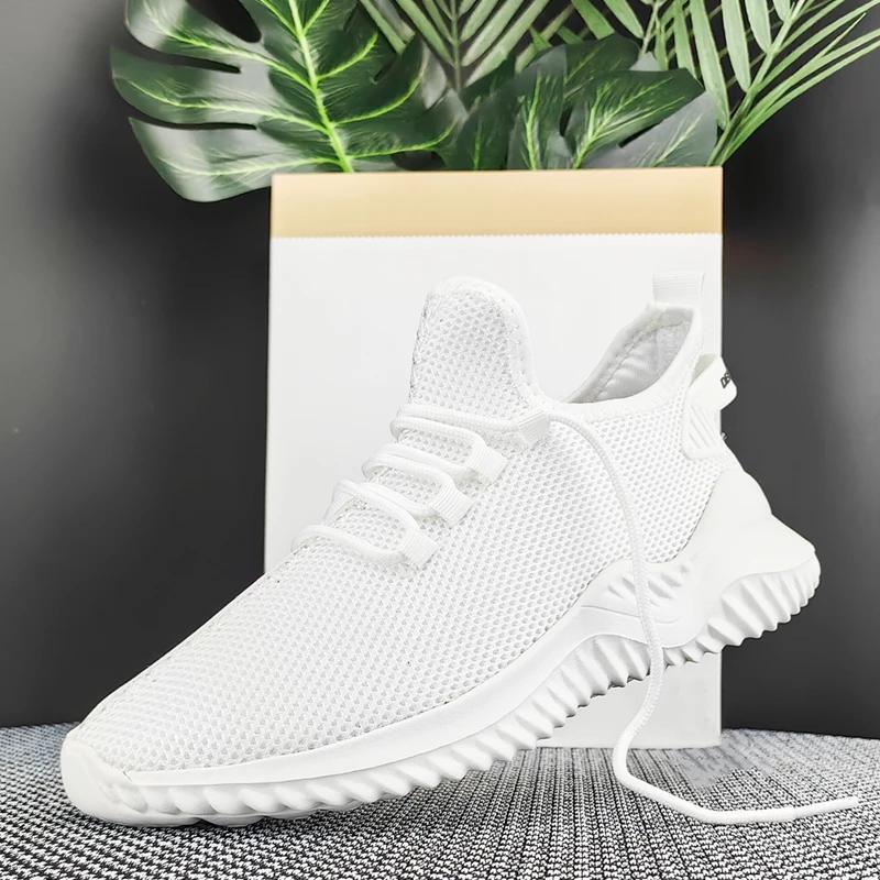 Mode Herrskor Casual Soild Trendiga All-match Sko Halkfri Slitstark Herrsko Vandringssko för Herrskor Casual Sneakers Skor