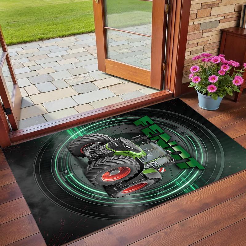 Fendt Print Crystal Velvet Plush Rug Wear?Resistant Anti?Slip Floor Mat For Indoor Household Decoration