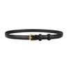 Womens Thin Black Belt Fashion Simple Versatile Waistband Dresses Jeans