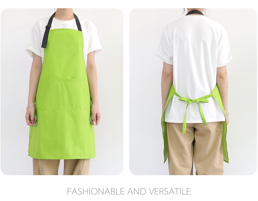 New Style Stain-Proof Neck Apron: Ultra-Thin, Custom Logo, Perfect for Kitchen, Painting, and Catering.