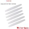 8Pcs Large/Small Size Car Bumper Protector Strip Guard Corner Protection Strips Scratch Protector Crash Blade Anti-Collision
