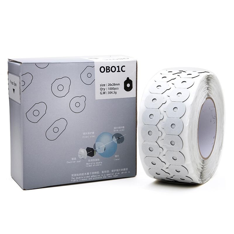 Edging Anti Slip Optical Lens Blocking Pads 1000pcs Eye Glasses Double-sided Adhesive Sticker Tape