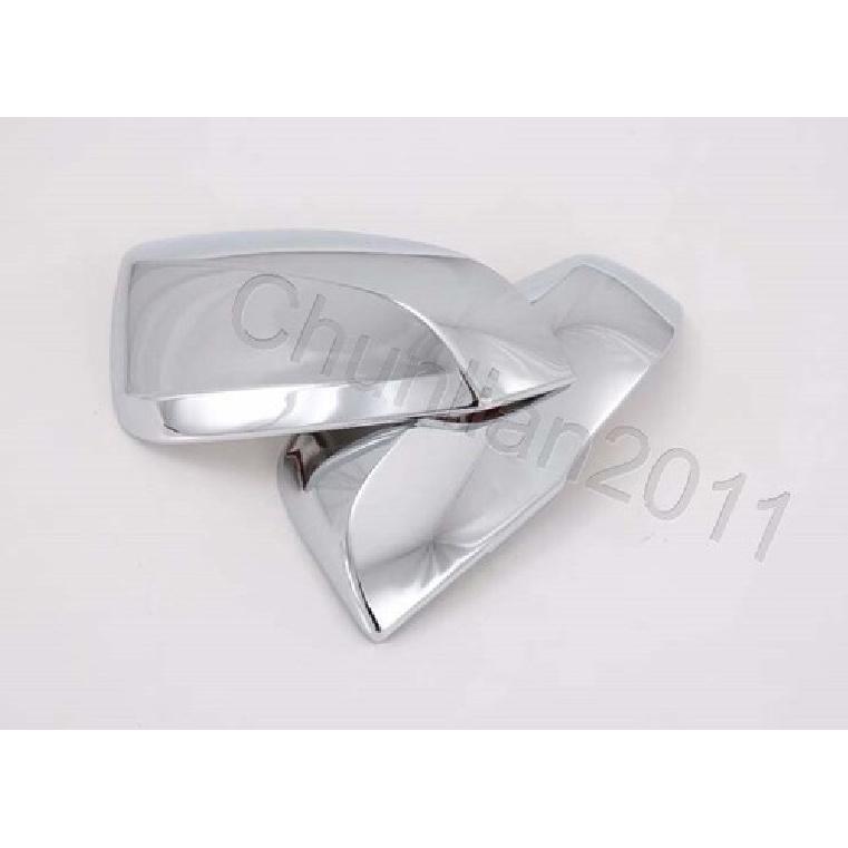 Side Mirror Mirrors Cover Trim for - Toyota RAV4 ABS Chrome Pair