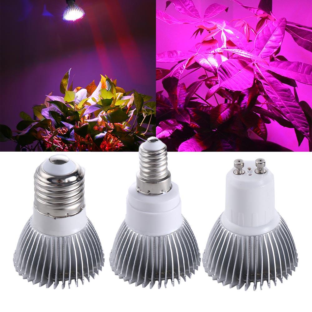 UV IR GU10 E14 E27 Greenhouse Indoor Grow Lamp LED Full Spectrum Plant Lamp Grow Light Phyto Lamp Bulb