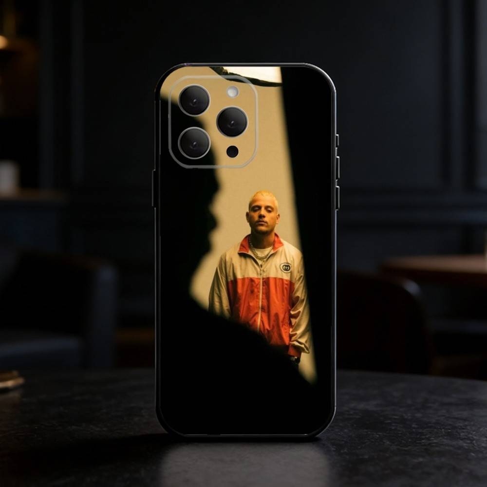 PLK French Rapper Mathieu Phone Case For iPhone 17,16,15,14,13,12,11 Plus,Pro Max,SE4Soft Silicone Black Cover