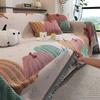 1pc Classic Halloween Tassel Sofa Cover, All-in-One Slipcover, Digital Print Festive Decor for Armchair, Loveseat, 3-Seater, 4-Seater, Sectional Sofas