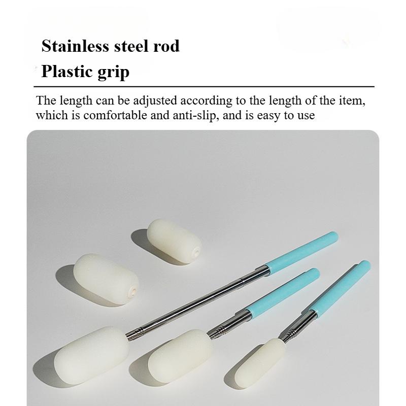 Pottery Tool Retractable Design Sponge Rods with Strong Water Absorption and Wear Resistance for Wet Polishing Ceramic Embryos