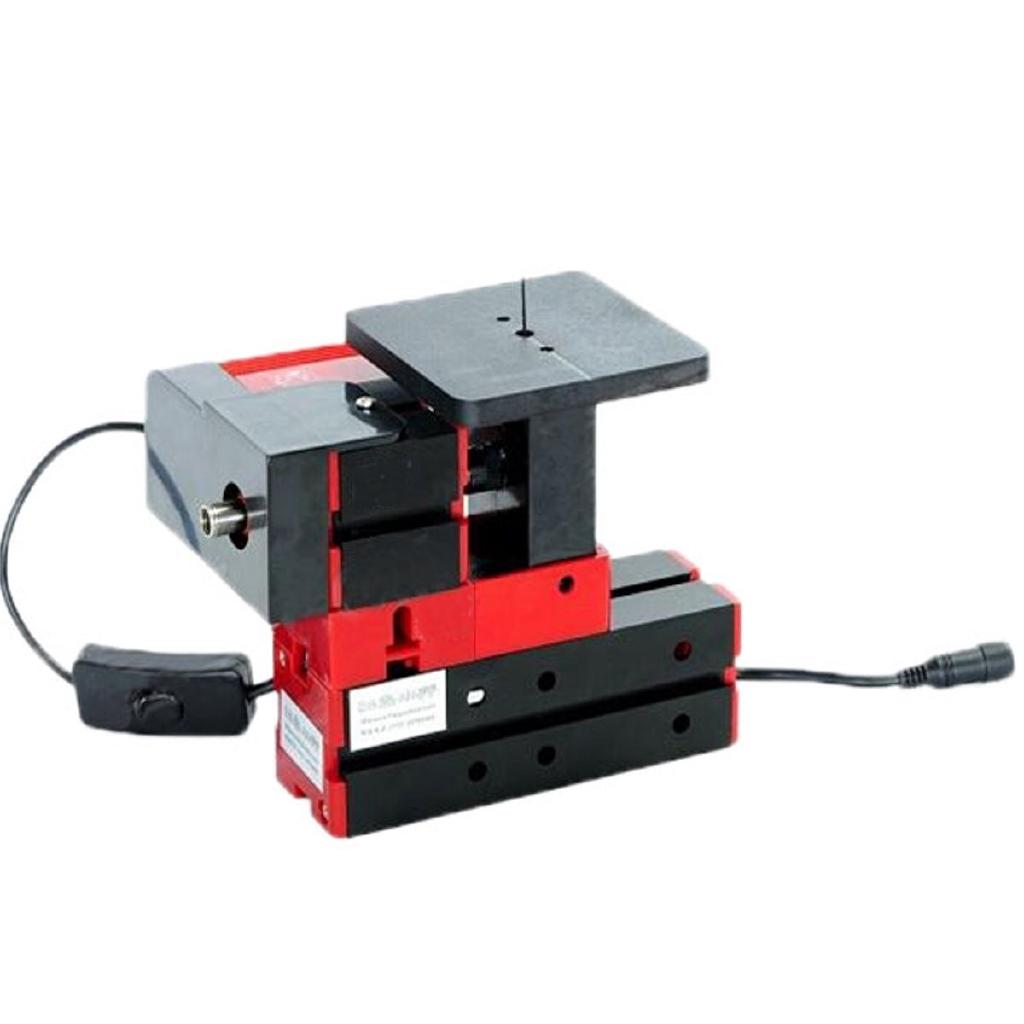 6 In 1 Mini Multi Metal Wood Lathe Motorized Jig Saw Grinder Driller Milling CNC Combined Machine DIY Tool