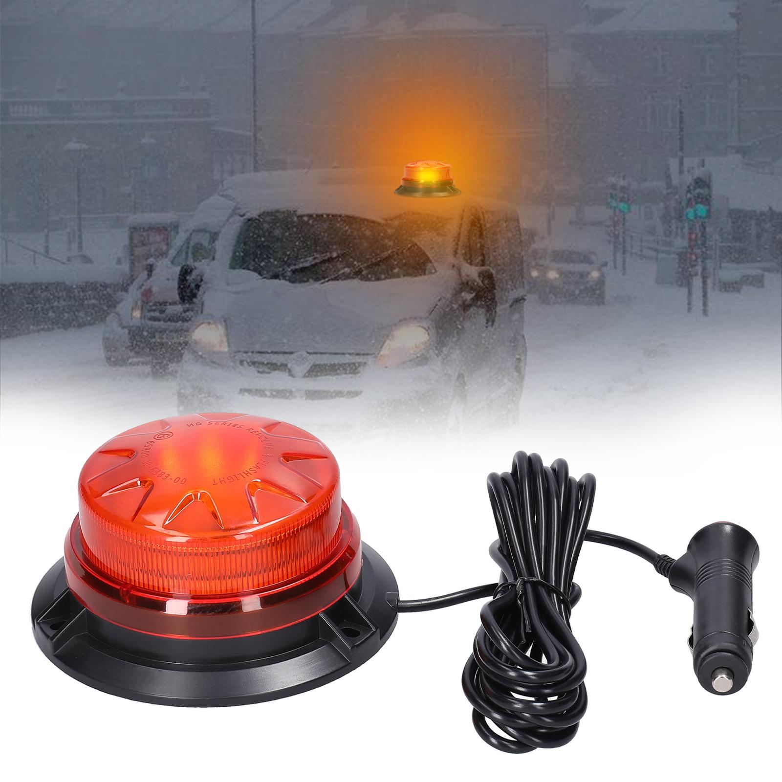 

Светодиодный стробоскопический световой сигнал для автомобиля, предупреждающий проблесковый маячок, 12-24 В, водонепроницаемый, с 8 режимами освещения красный