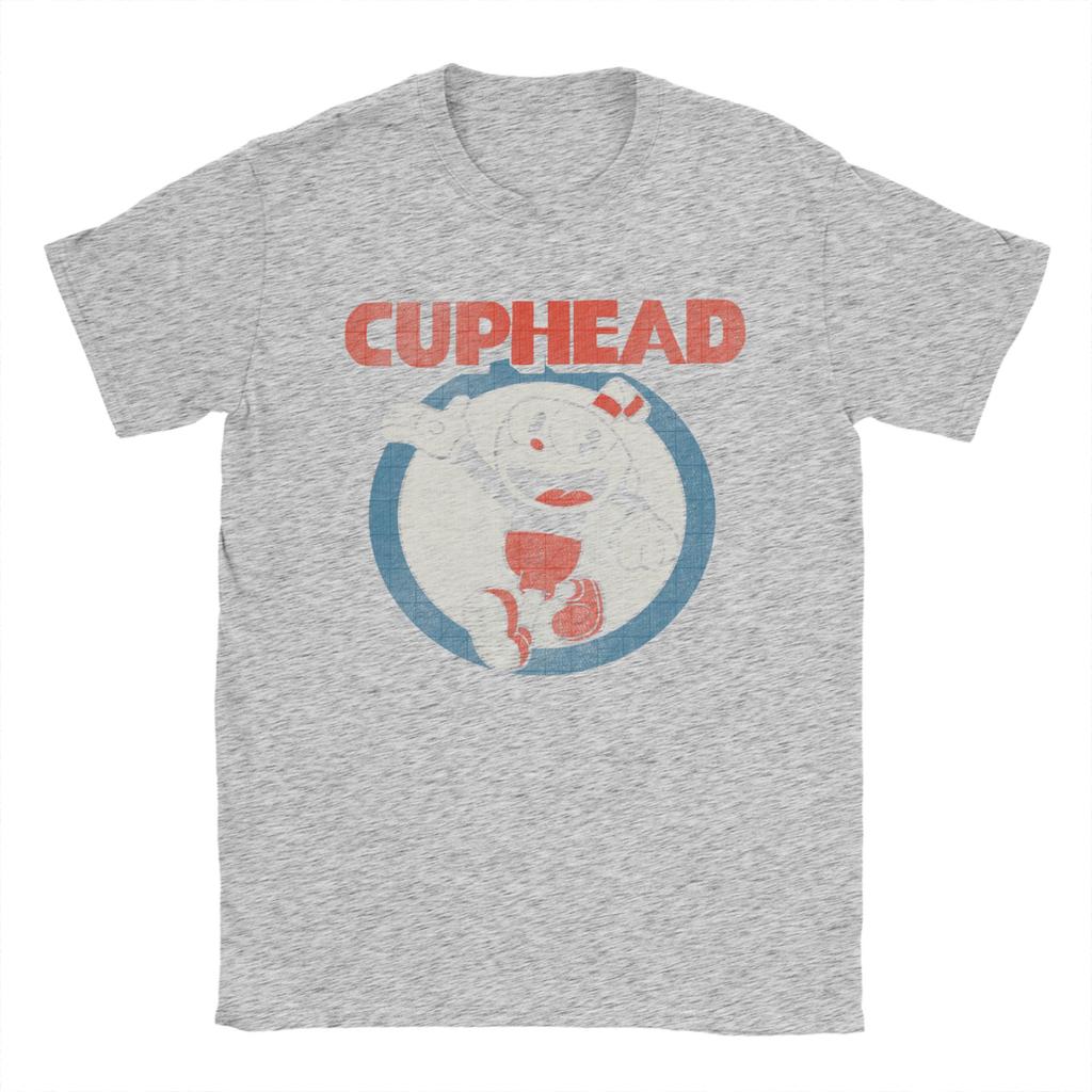 Cuphead Firsties Men T Shirts  Novelty Tees Short Sleeve Round Collar TShirts Cotton New Arrival Tops