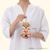 Livheart Food Mascot Charm Premium Sleepy Animals Cream Soda (Total Length: Approx. 13cm) Shiba Inu Kotaro Cute Mascot 47301-04