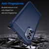For Motorola Moto G62 5G Soft TPU Phone Case Carbon Fiber Texture Brushed Cell Phone Cover