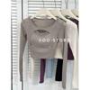Women's Long-Sleeve Yoga T-shirt with Chest Pads, Unique Design, Southeast Asia To Western Style