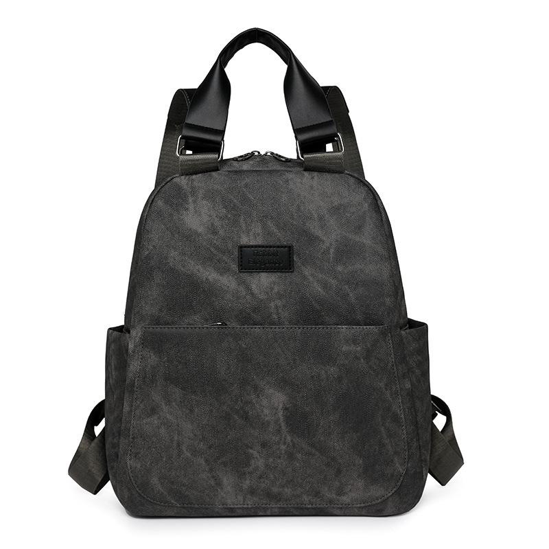 Schoolbag Backpack 1011 Autumn New Fashion Women's Soft Leather Backpack Leisure Commuter Simple Travel School Bag