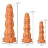 Plug anale in silicone Masturbatore Simulazione Dildo Espansore anale Giocattoli adulti del sesso Fisting Pene realistico Grosso cazzo
