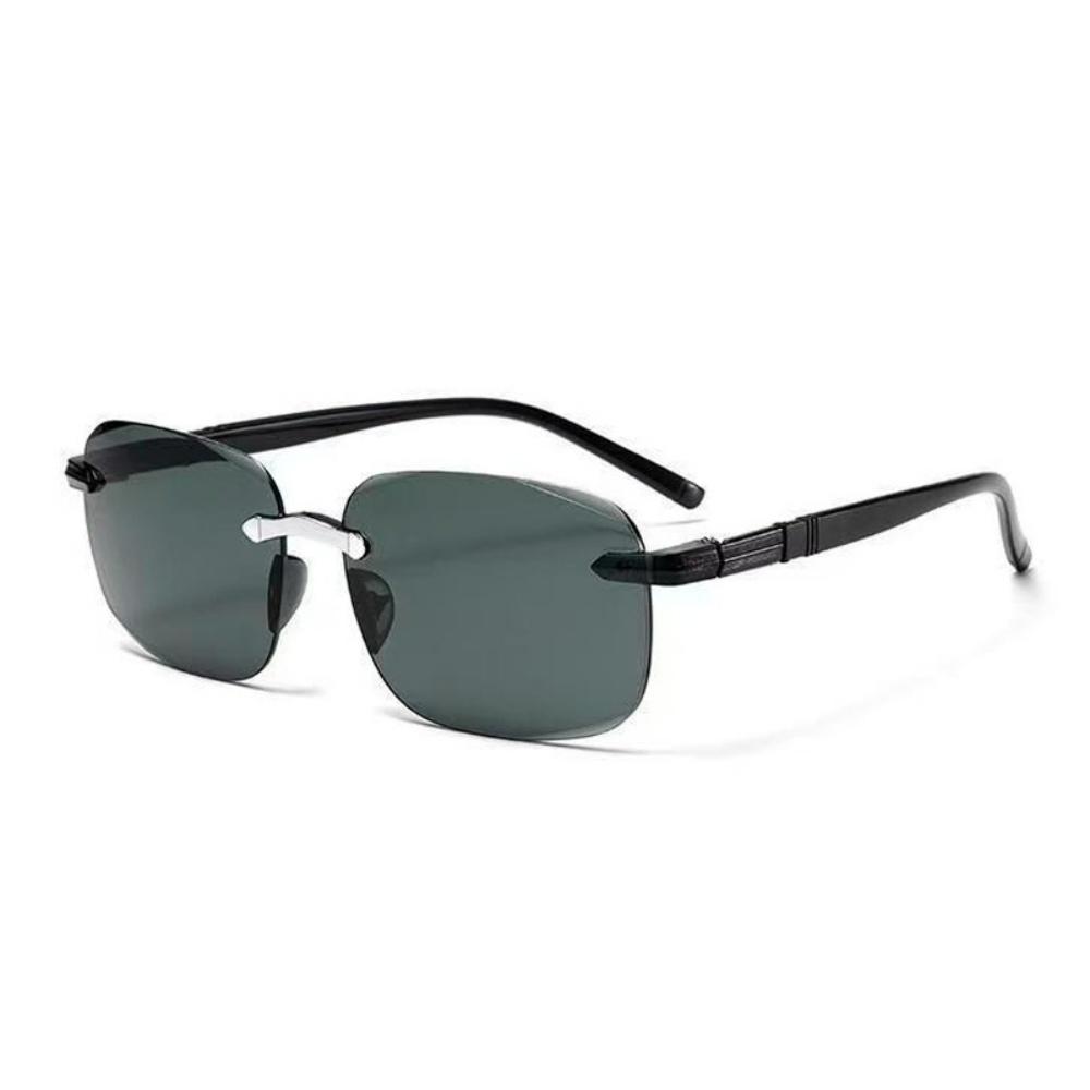Fashion Square Frameless Sunglasses Outdoor Driving Cycling Goggles Eyewear Uv400 Protective Eyewear Rimless Sunglasses