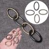 Snap Bottle Hooks Accessories Spring Oval Rings Bag Belt Buckles Outdoor Carabiner Handbags Clips