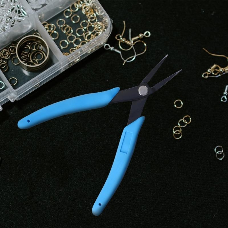 Delicate Work Pliers Fine Pointed Tip 5inch Carbon Steel Construction Crafting Jewelry Repair Enhanced Control Handle