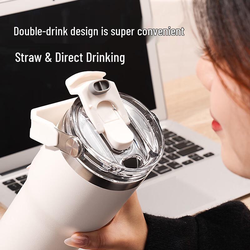 Diller Stainless Steel Dual-Drink Insulated Bottle