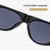 Vintage Wide Legs Sun Glasses Fashion UV400 Eyewear Trend Large Frame Sunglasses  Unisex