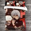 2014 Tokyo Ghoul Bedding Set Single Twin Full Queen King Size Bed Set Teenager Bedroom Duvetcover Sets 3D Print Anime Men/women
