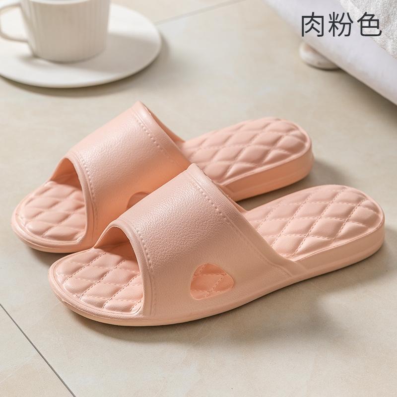 Slippers women's summer indoor couple home home soft bottom non-slip bathroom slippers bath silent couple cool slippers men