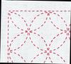 Olympus Silk Fabrication Sashiko Embroidery Kit Anyone Can Do It Series Pattern Bear - - Pre-printed - SK-281