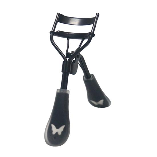 

Women Eyelash Curler with Rubber Handle Natural Long Lasting Professional Lashes Curling Tools Volumizing Precise Control Eye Lash Curler чорний