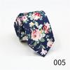 Fashion Arrows Tip Floral Pattern Skinny Tie For Men Soft Polyester Silk Necktie Office Wedding Party Outfit Accessory