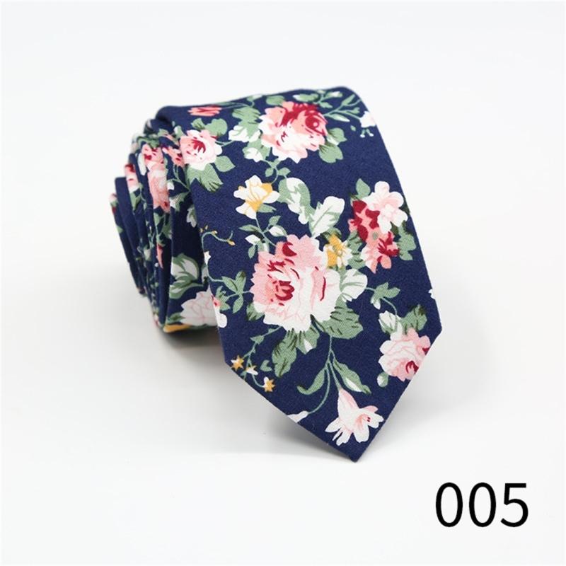 Fashion Arrows Tip Floral Pattern Skinny Tie For Men Soft Polyester Silk Necktie Office Wedding Party Outfit Accessory