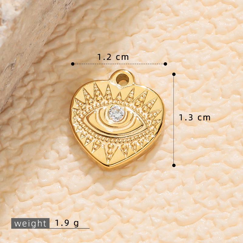 Vergoldete minimalistische Herzohrringe - Rostfreier Stahl Retro-Stil Damenschmuck