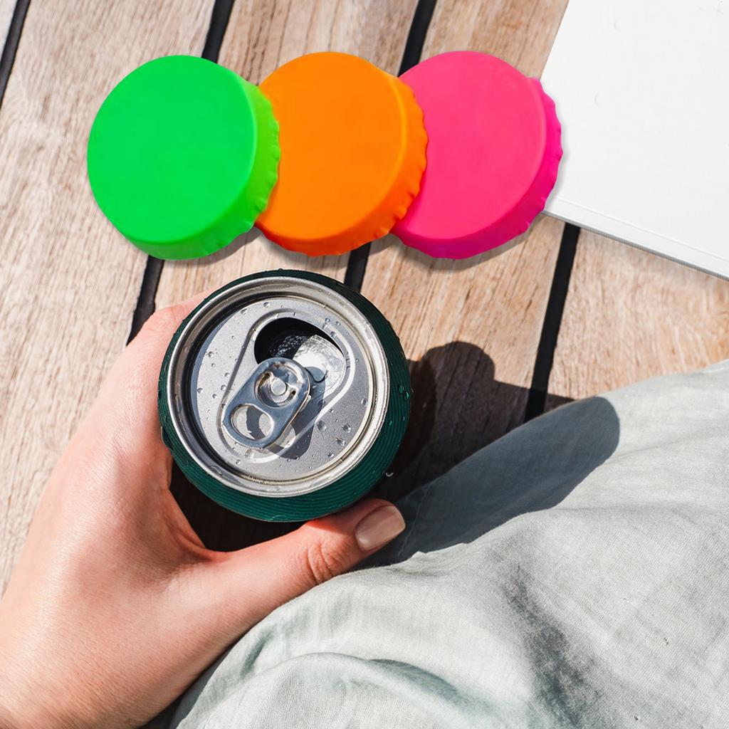 Silicone Can Lids, Reusable Can Lids,  Toppers And Protectors , Beer, Beverages, Juice, Cola, Fits Standard Cans