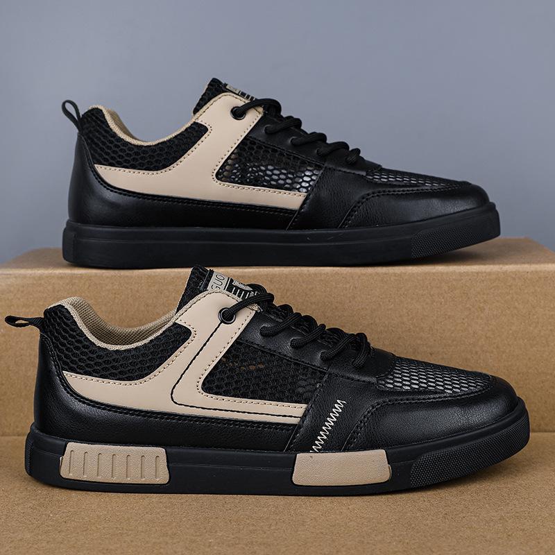 Men's Summer Breathable 2025 Hot Sale New Fashion Thin Hollow Mesh Shoes Sneaker Casual Whiteboard Shoes Trendy Shoes