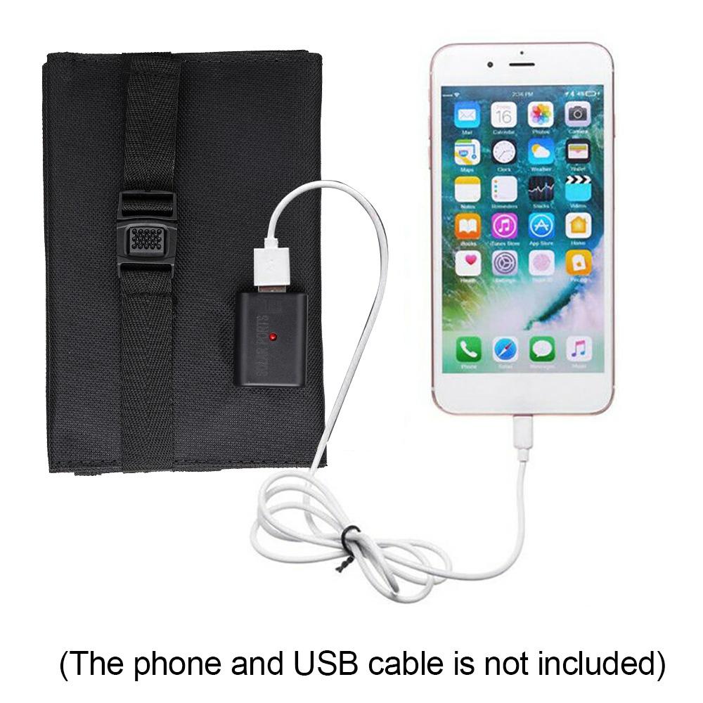 5v 100w/200w/300w usb painel solar dobrável portátil flexível pequeno impermeável dobrável painéis solares células para carregador de bateria do telefone móvel