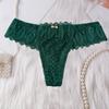 Women's Loose Casual Hollow Ice Silk Underwear, Low Waist Thong Low Waist Thong Thong