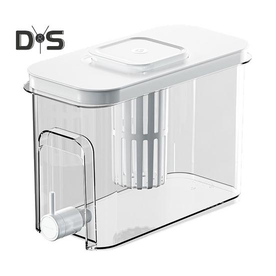 

Диспенсер для напитков 4 л с краном, контейнер для галлонов воды для холодильника, кувшин для холодного чая, легко заполняемый диспенсер для напитков