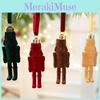 Velvet Plush Nutcracker Toy Hanging Decor Holiday Christmas Ornament Tree