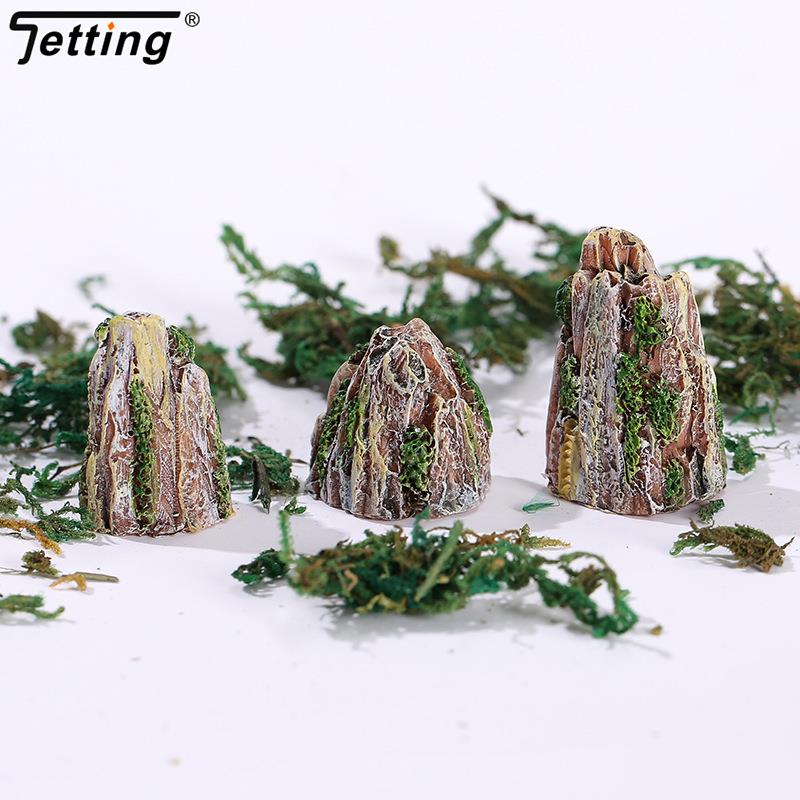 Simulation Mountain Miniature Fake Stone Artificial Hill Bonsai Ornaments Fairy Garden Accessories Home Decoration DIY Supplies